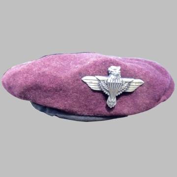 44 Para Battalion Beret with Metal Badge.