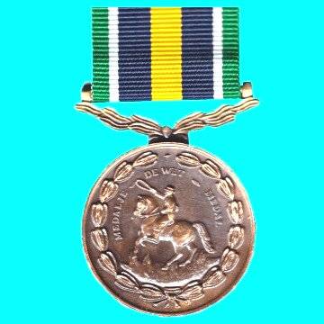 General De Wet Medal - Full Size with Ribbon - Numbered 16180.