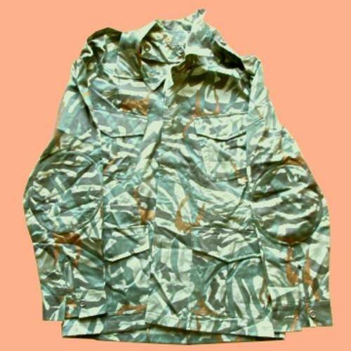 Bophuthatswana Camo Four Pocket Jacket With Elbow Padding - Size Large.