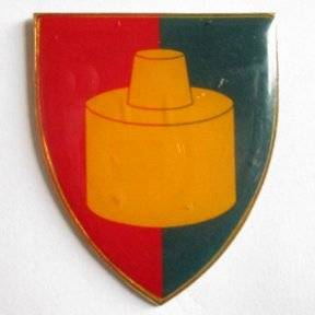 WWR Commando Workshop Metal Shoulder Flash - All Three Pins Intact.
