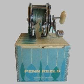 Vintage Penn Super Marine Wire Line Trolling Reel.