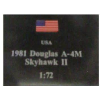 U.S.A - 1981 Douglas A-4M Skyhawk ll - Scale 1:72
