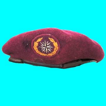 Old Recce Beret With Small Copy Compassrose Badge.
