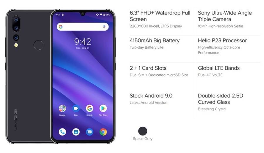 REDUCED!! UMIDIGI A5 PRO! TRIPLE CAMERA VALUE KING! BRAND NEW! FLAGSHIP LEVEL BUILD CLASS! LAST UNIT