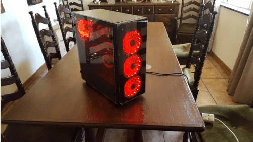 i5 6th Gen Gaming PC 8GB DDR4 RX570 RGB TEMPERED GLASS CASE!