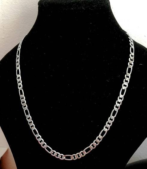 7mm Burnish 925 Sterling Silver Imported Neck Chain Imported Filled Jewelry