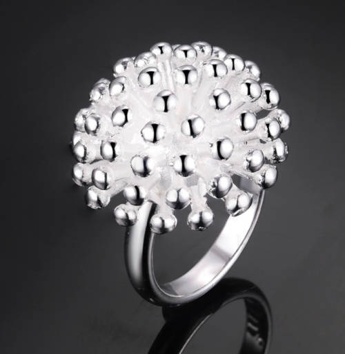 Dazzling (New Arrival ) 925 Sterling Silver Imported Filled Ring