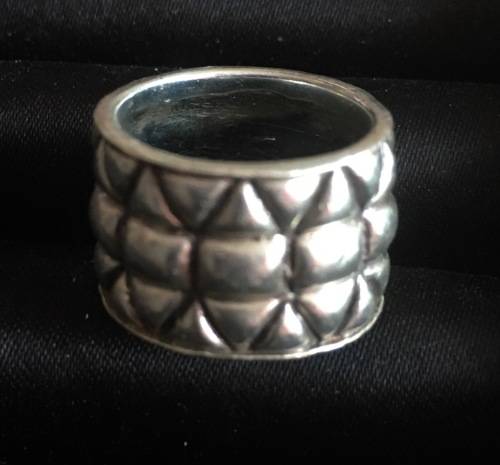 Gorgeous Genuine Solid Heavy 925 Sterling Silver Wedding/Engagement Ring