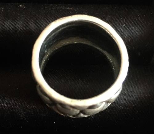 Gorgeous Genuine Solid Heavy 925 Sterling Silver Wedding/Engagement Ring
