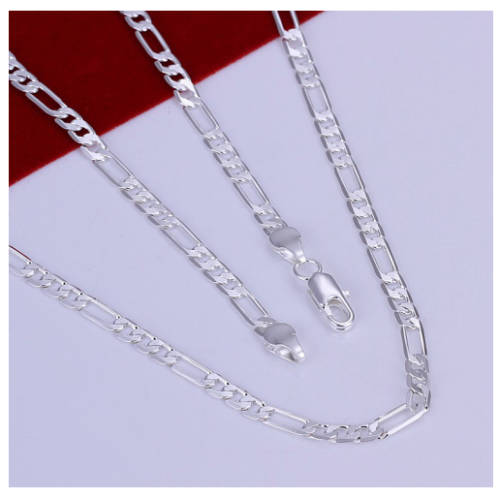 Stylish 5mm 925 Sterling Silver Imported Filled Neck Chain with 925 Marking