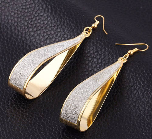 Fantastic 18ct Yellow Rolled Gold Newly Imported Earrings