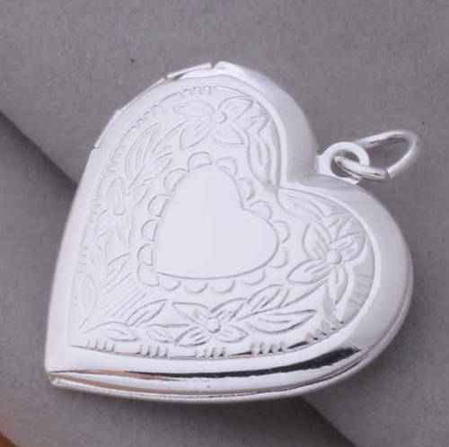 Super-B Heart Shape Locket (Can Open) with Matching Free Neck Chain