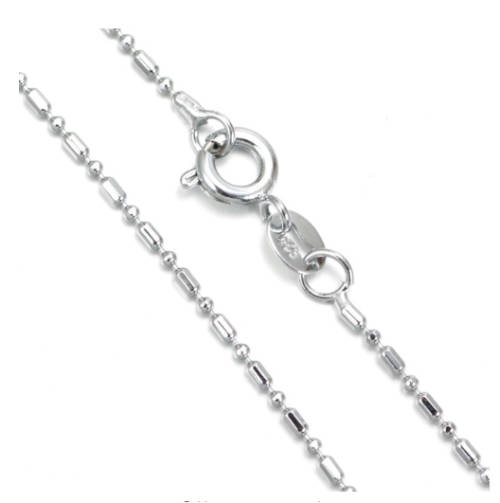 Gorgeous Unisex Sterling Silver Imported Filed Neck Chain with 925 Marking