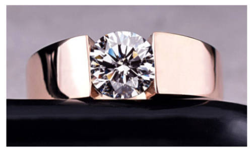 Attractive Simulated Wedding/Engagement Imported Ring