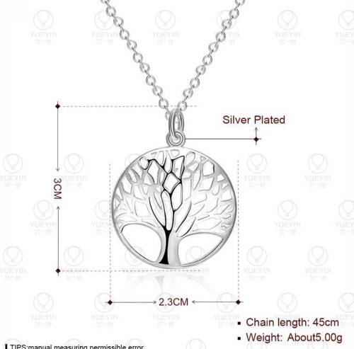 Fancy (SISSYGIRLS) 925 Sterling Silver Tree Of Life Pendant Imported Filled  Jewelry