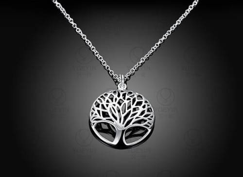 Fancy (SISSYGIRLS) 925 Sterling Silver Tree Of Life Pendant Imported Filled  Jewelry