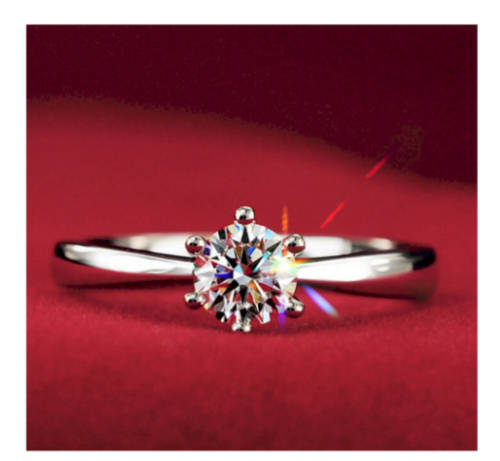 Popular 1.2ct Sim. Diamond Set in 925 Sterling Silver Imported Filled Ring