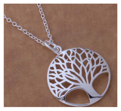 Fancy (SISSYGIRLS) 925 Sterling Silver Tree Of Life Pendant Imported Filled Jewelry