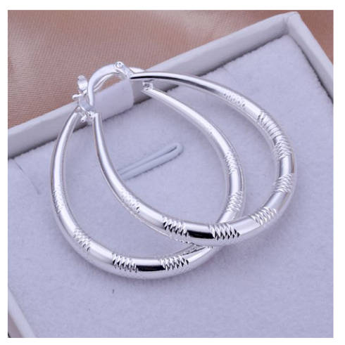 Sparkling 925 Sterling Silver Earrings Imported Filled Jewellery