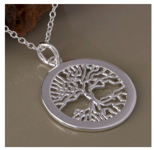 Fancy New Arrival (SISSYGIRLS) 925 Sterling Silver Tree Of Life Pendant Imported Filled Jewellery