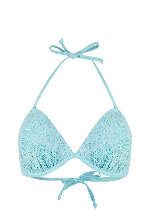 Crochet  Aqau Bikini Set