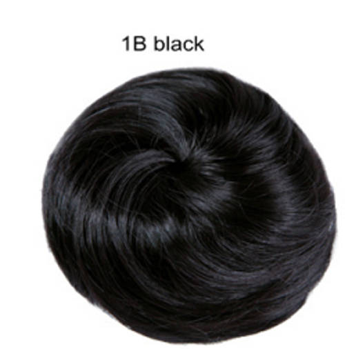 Small Bun Cover Hairpiece (BLACK) 1B#