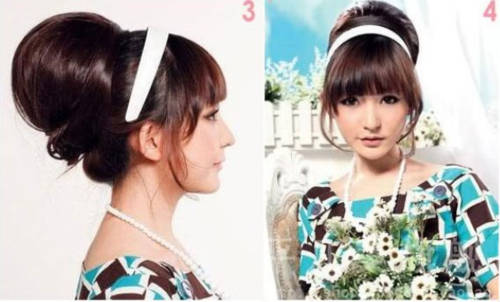 Hair Bun Wig Extension Hairpiece Bun Chignon  ( BLONDE) Q 3 /613#