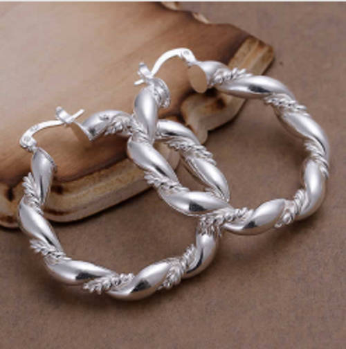 .925 STERLING SEXY AND SASSY SILVER EARRINGS