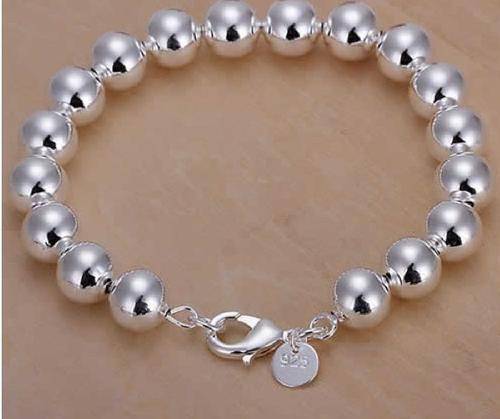 SPLASHING AND SEXY SILVER PEARL BRACELET