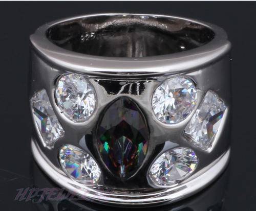 **WOW** BRILLIANT DESIGN**STERLING SILVER**SIZE 7/17* 8/18**