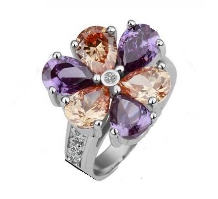 DAINTY FLOWER HIGH FASHION DRESS RING