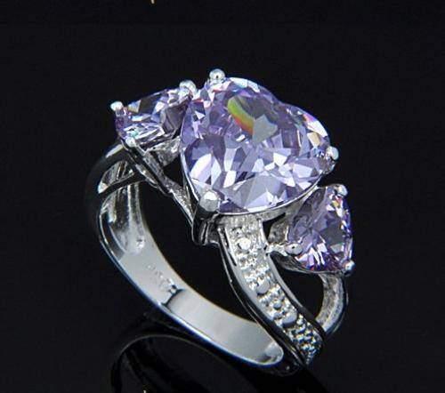 WOW NEWLY IMPORTED BRILLIANT CUT STERLING SILVER RING