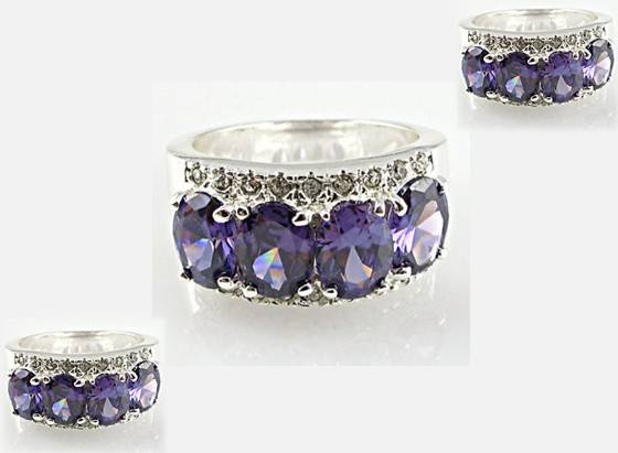 GORGEOUS AND PRETTY 925 RING # SIZE 8