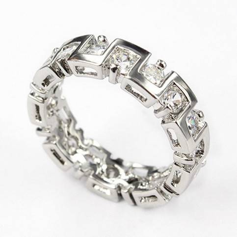 925 Silver Creations of Timeless Beauty and Superlative Craftsmanship #Size 7/8