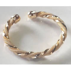 TRENDY YET SEXY 18ct Yellow Rolled Gold Cuff Bangle