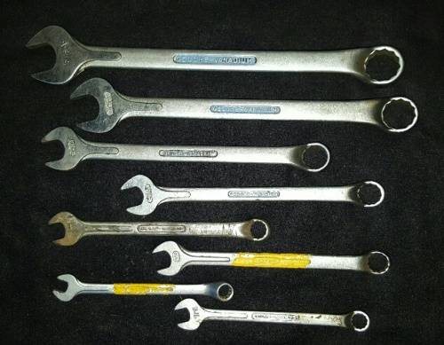 Mixed set of Gedore Spanners (British)