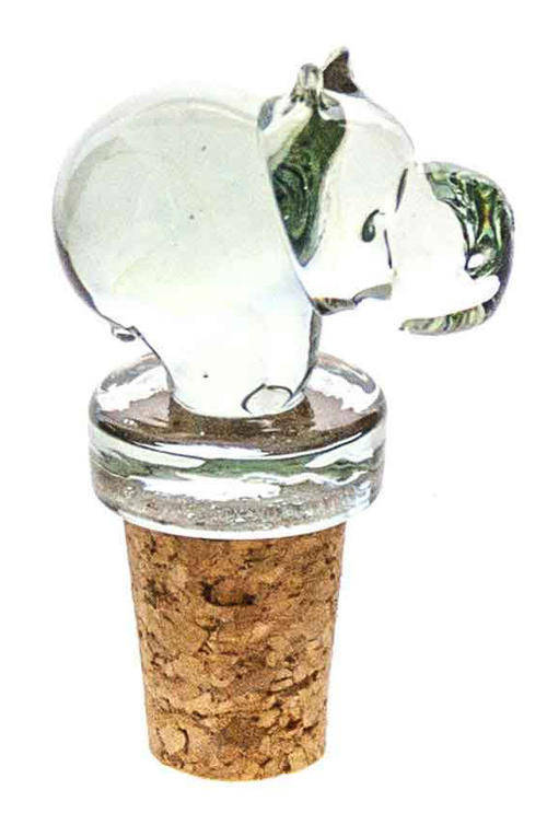 NGWENYA GLASS Stopper - Hippo