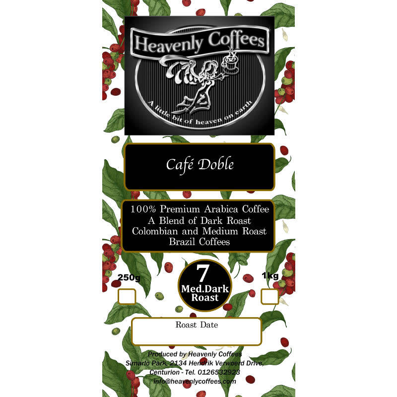 Cafe Doble Medium Dark Roast - 250g Filter Ground