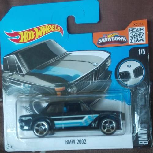 Diecast Hotwheels BMW 2002 (black)