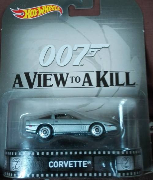 Diecast Hotwheels Retro Movies-Corvette