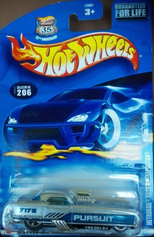 Diecast Hotwheels Metrorail-Nash Metropolitan