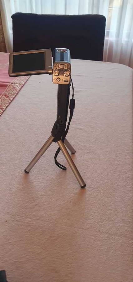 Video camera with Tripod and remote