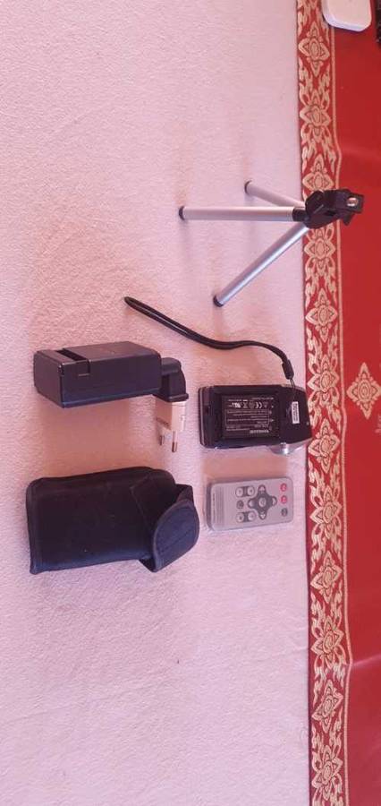 Video camera with Tripod and remote