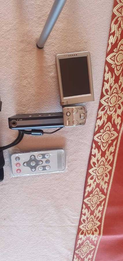 Video camera with Tripod and remote