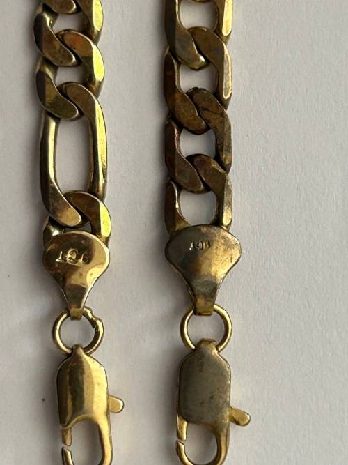 4 X 9CT Gold Plated Necklaces and Bracelets