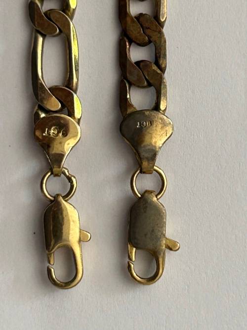 4 X 9CT Gold Plated Necklaces and Bracelets