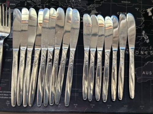 STAINLESS STEEL Forks/Knives/Spoons High Quality!
