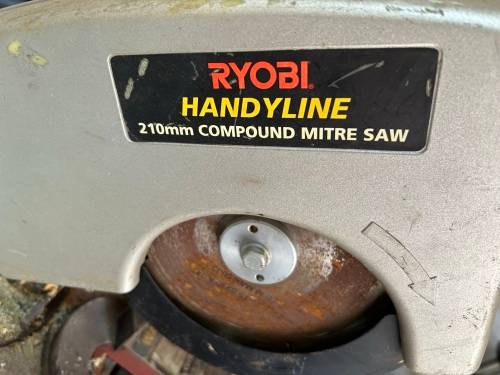 RYOBI handyline 210mm compound mitre saw