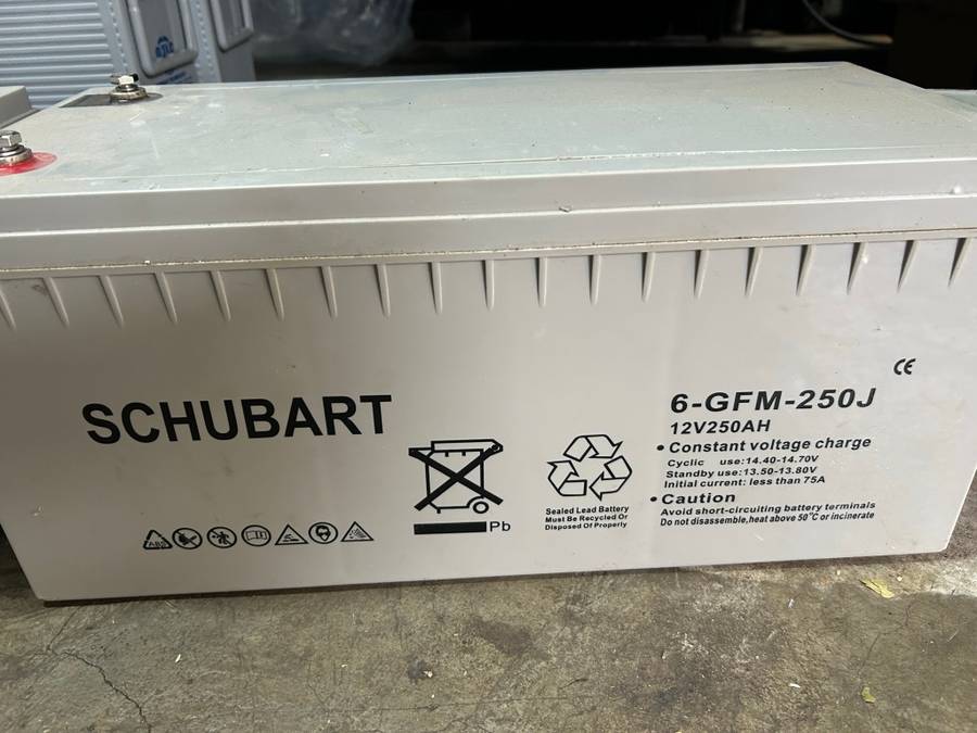 12V 250AH Gel Battery Schubart