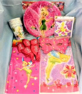 155 pcs Full House "Tinkerbell" party sets for 20 kids!